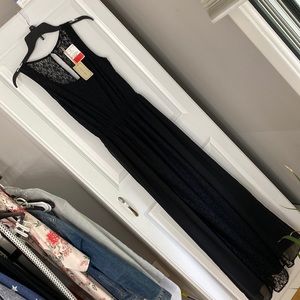 New with tags long black dress